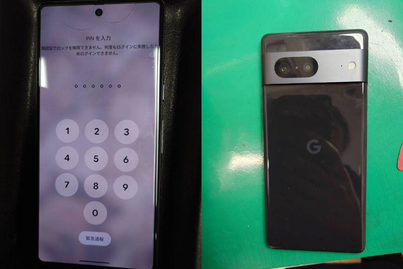 カメラに曇りが…Google Pixel 7 水没洗浄作業を行いました【スマホ修理工房荻窪タウンセブン店】